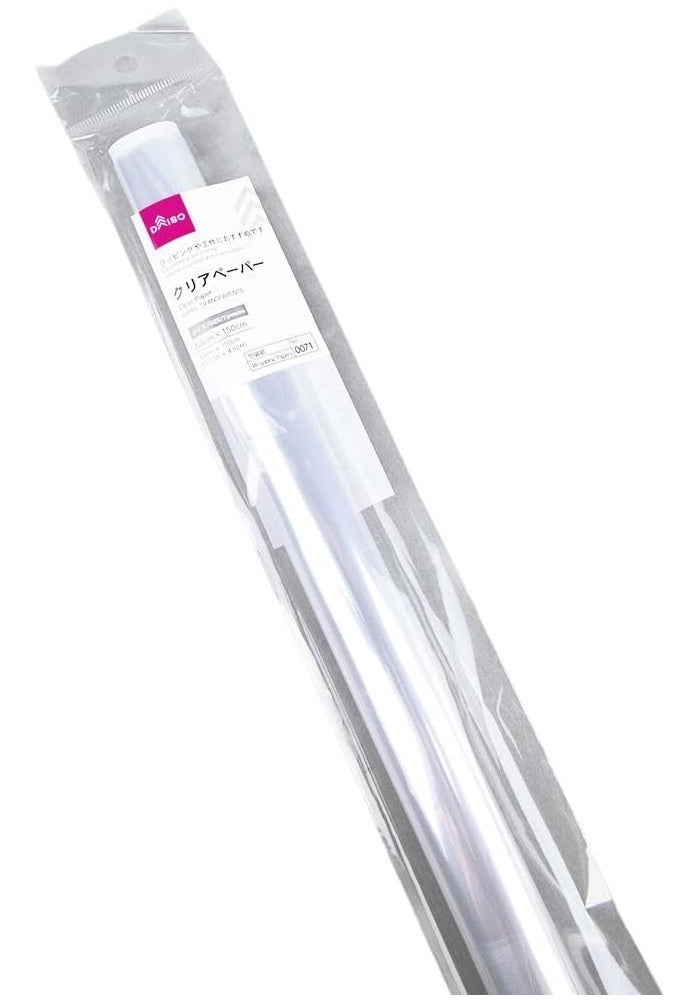 Daiso Clear Wrapping Paper Roll - Image 2